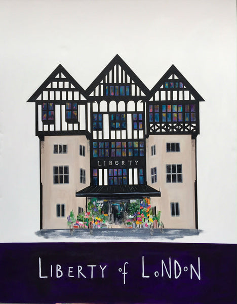 Liberty of London Painting by Clare Haxby