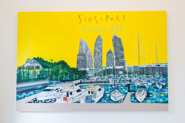Reflections at Keppel Bay Artwork by Clare Haxby