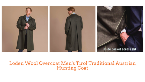 MEN’S TIROL TRADITIONAL AUSTRIAN HUNTING COAT