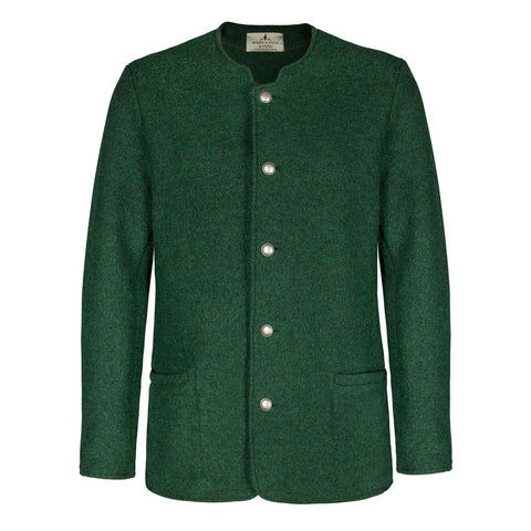 Robert W. Stolz Men's Green Boiled Wool Jacket