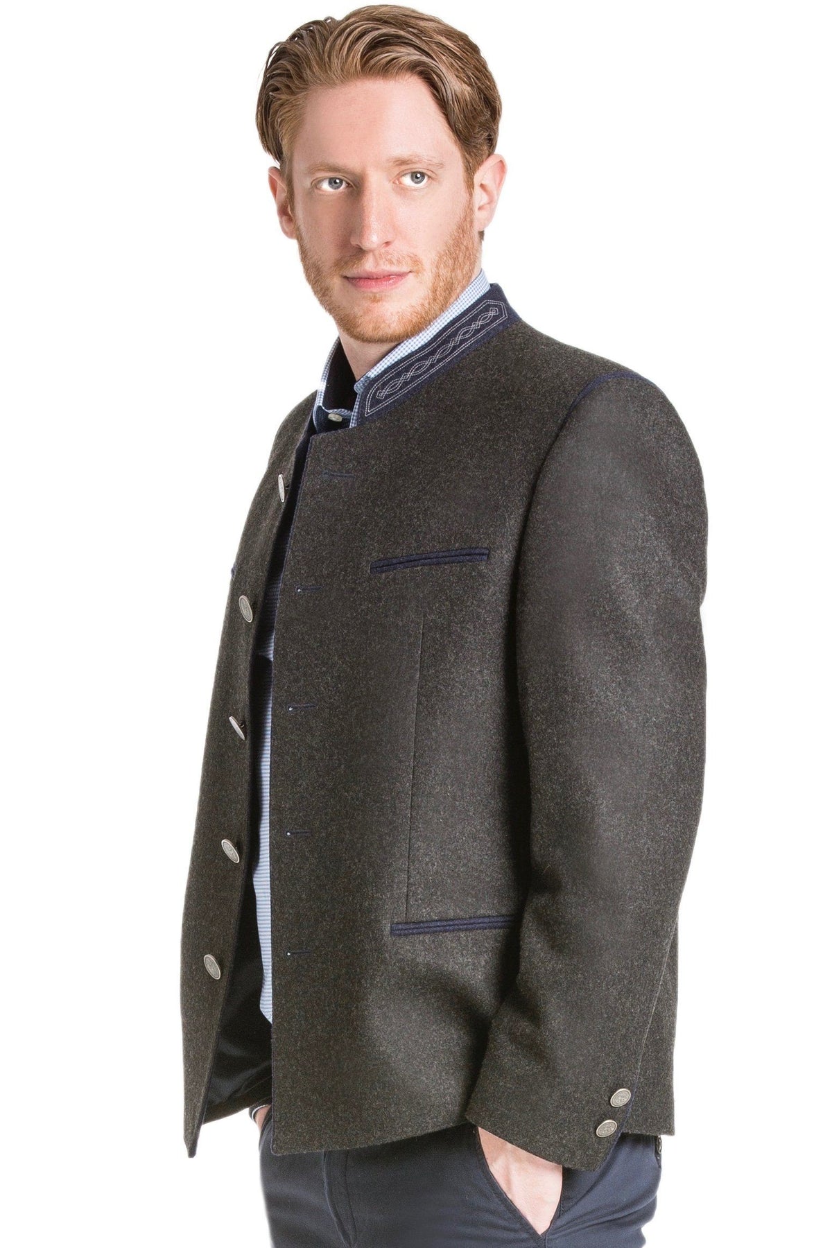 Edelmann - Men's Austrian Trachten Jacket & Merino Loden Wool - Robert ...