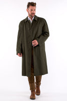 Sud Tiroler - Men's Loden Green Overcoat with ZIP - RWS - Robert W