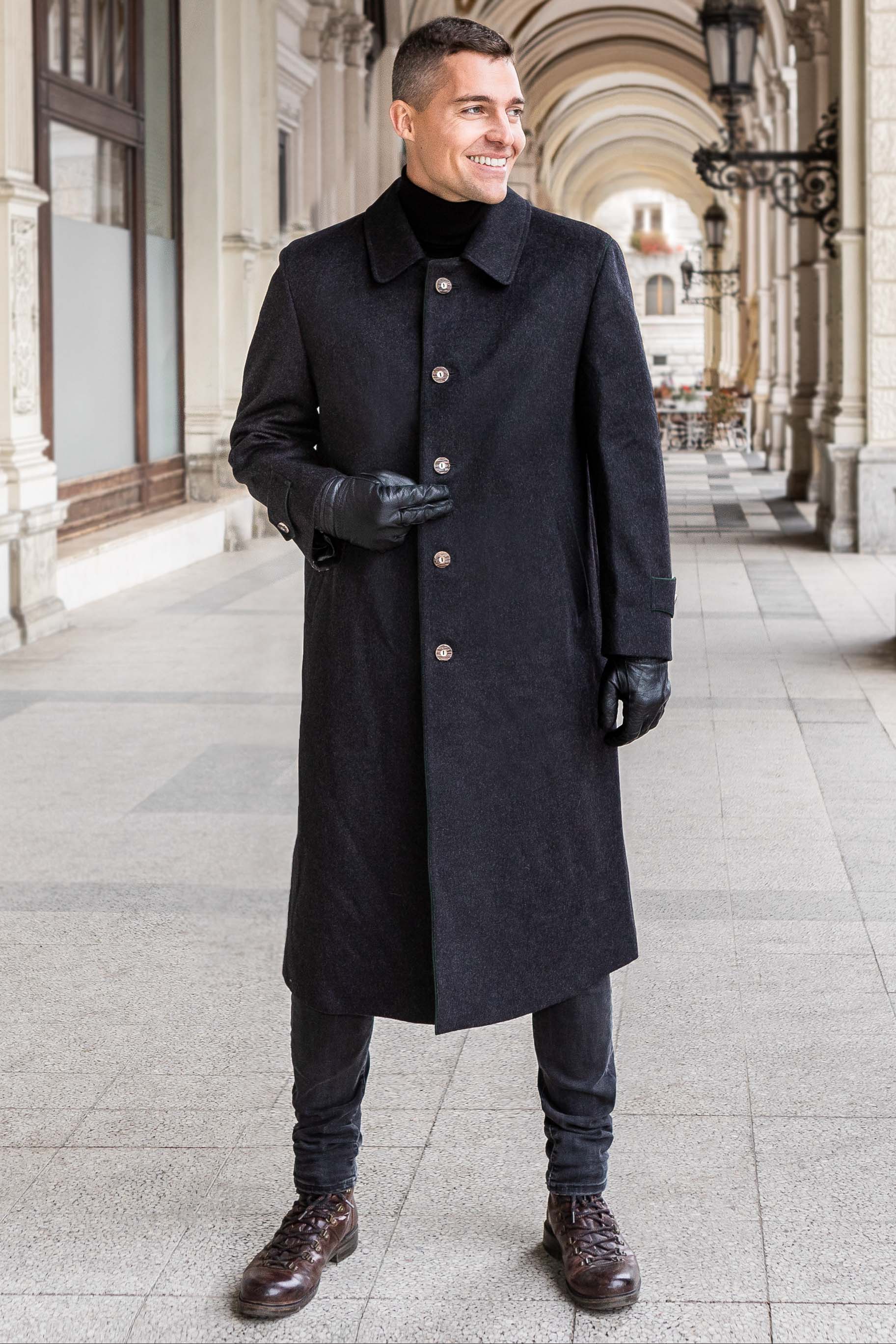 Megőrülni Egészséges ujj mens oversized wool coat Hajótörés fő élet