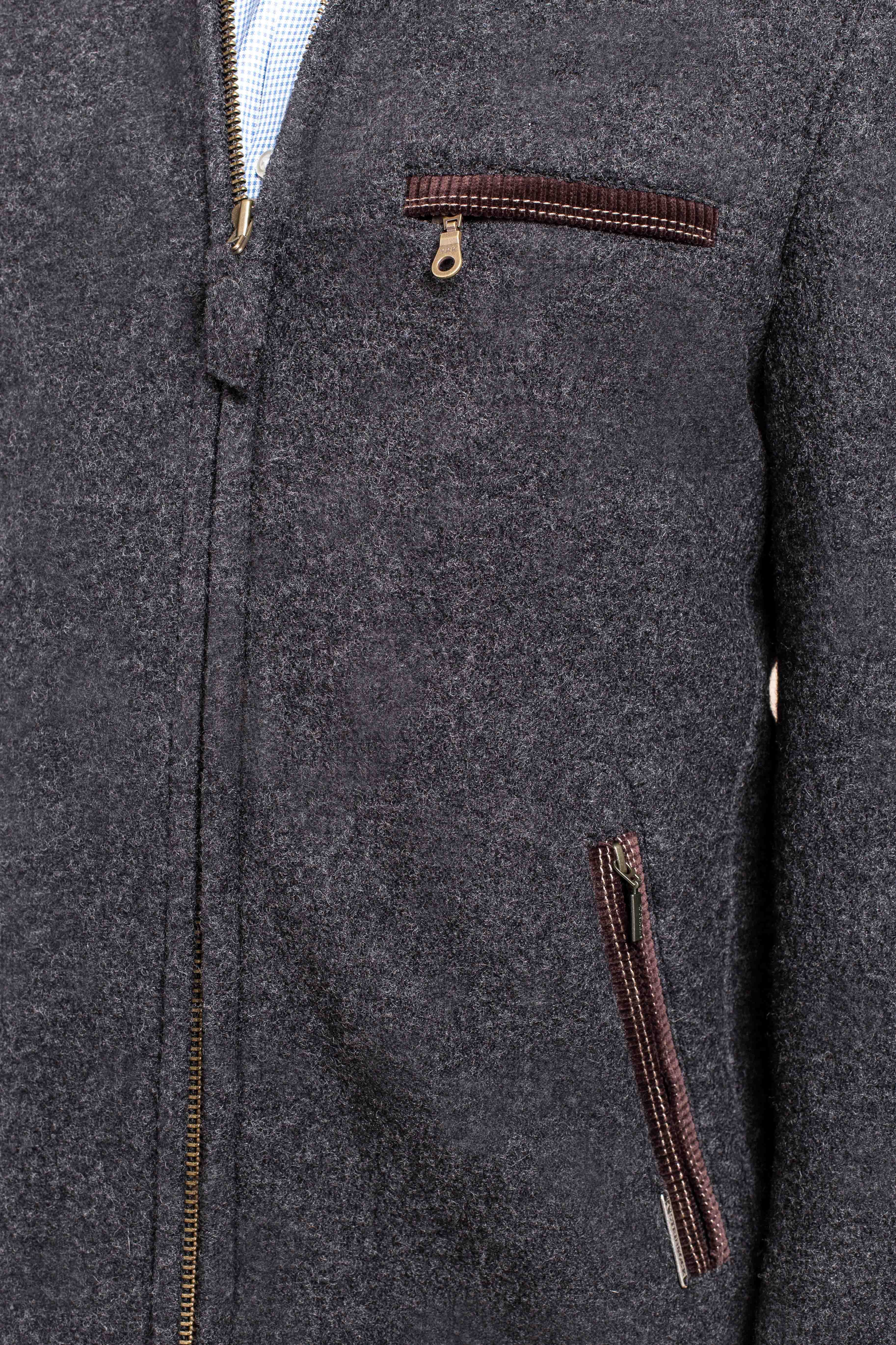 Felix - Zippered Pure Wool 'Walk' Jacket - Robert W. Stolz