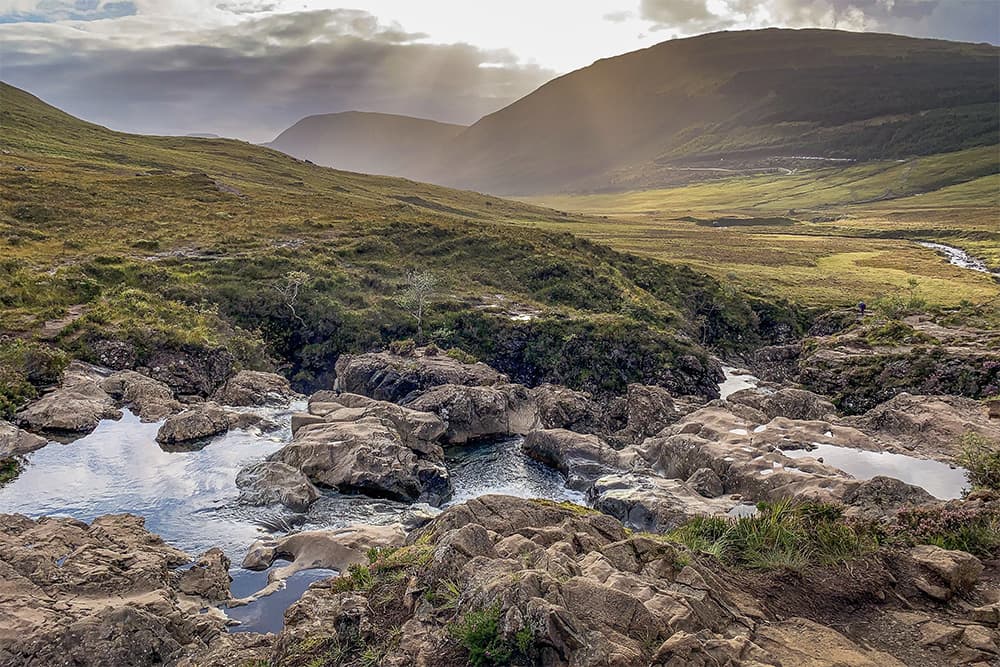 7 best wild swimming locations in the UK - Torrin Pools, Isle of Skye, Scotland