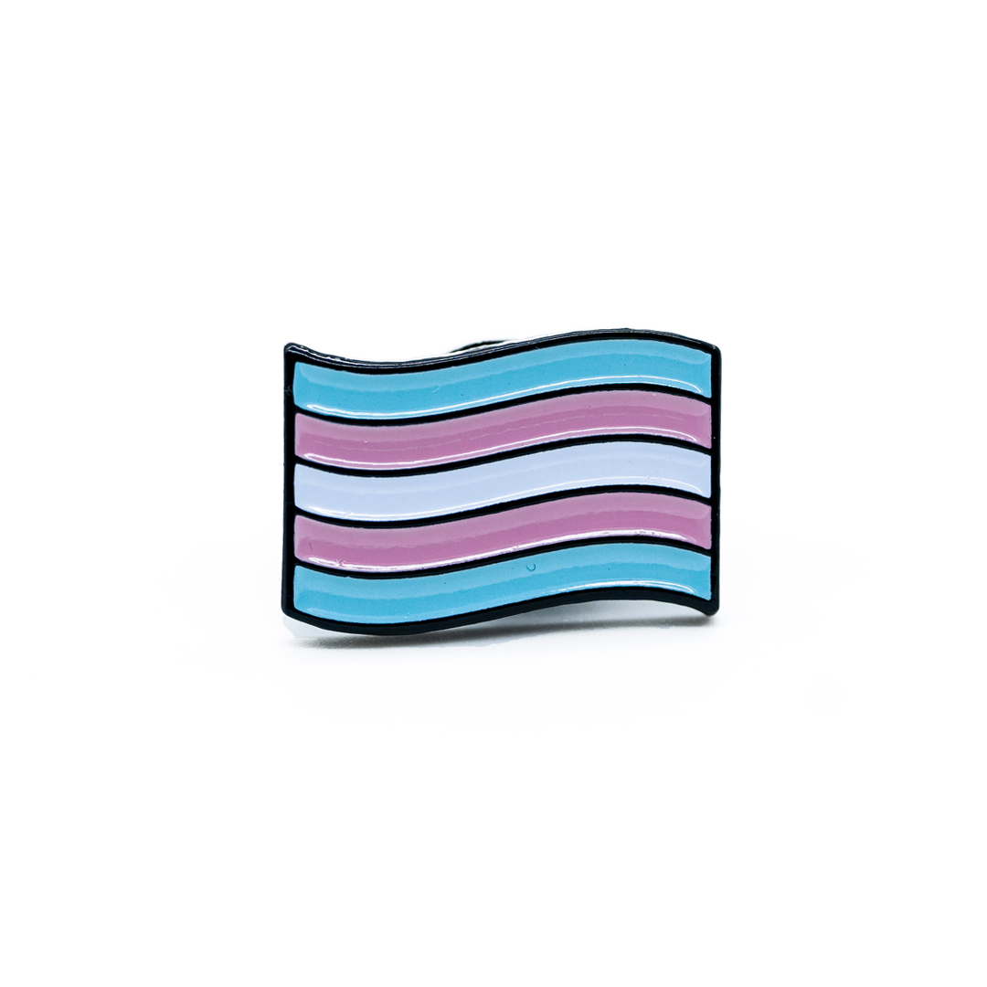 Trans Flag Pin Reppin Pins