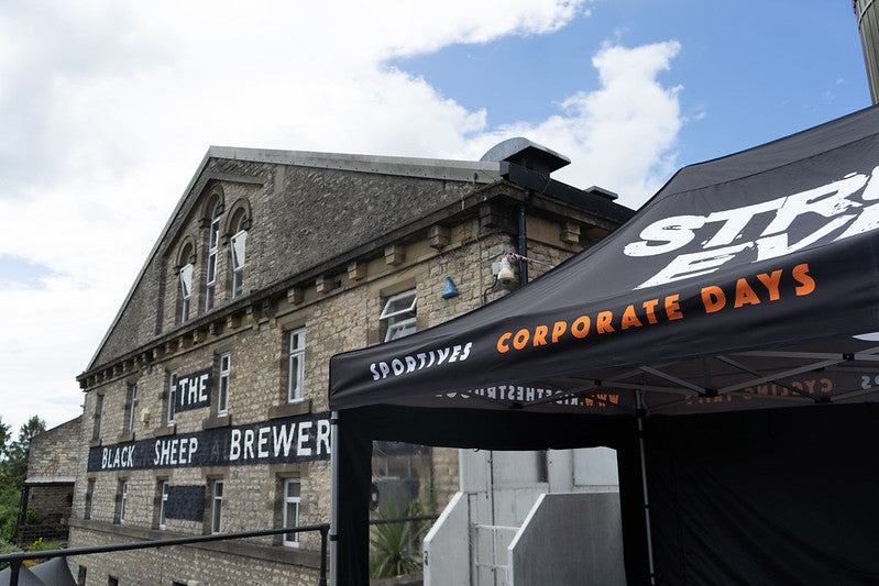 Corporate walking and cycling event at Black Sheep Brewery