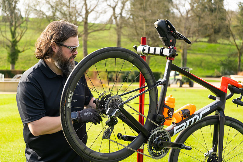 corporate cycling event mechanic