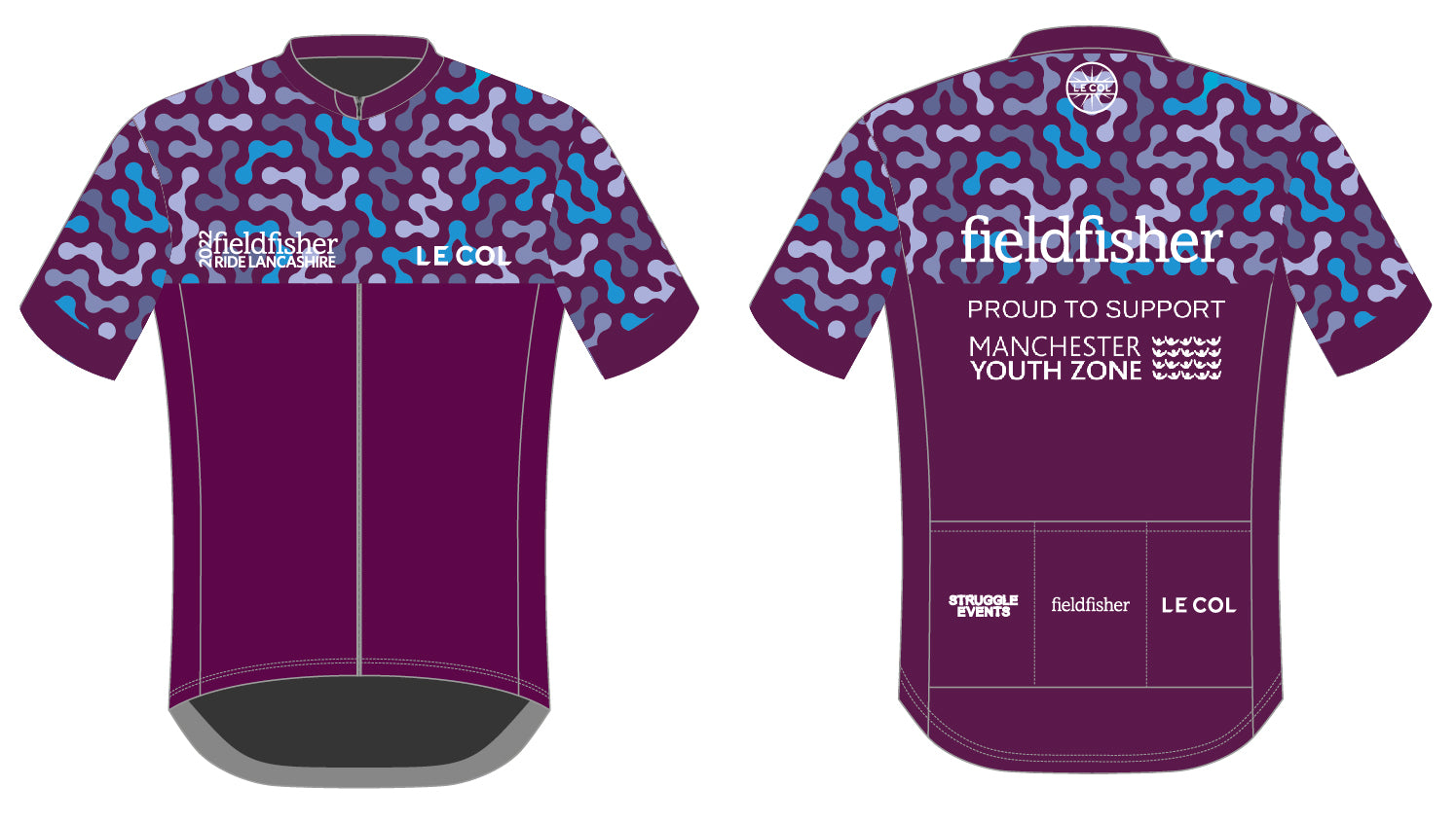 Fieldfisher Corporate cycling event jersey