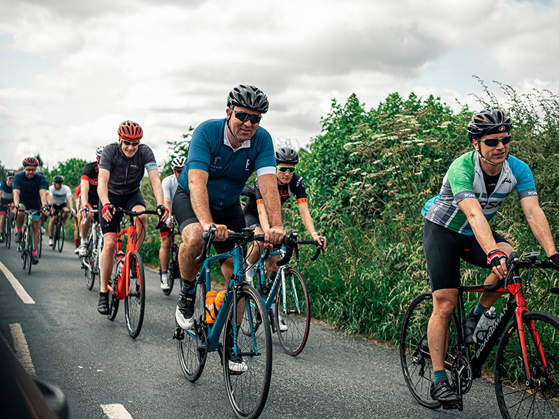 Corporate cycling event Yorkshire
