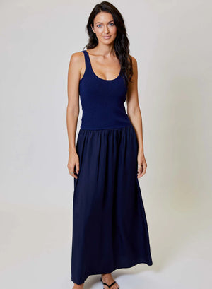 Porto Dress - Navy - Sanctum Style