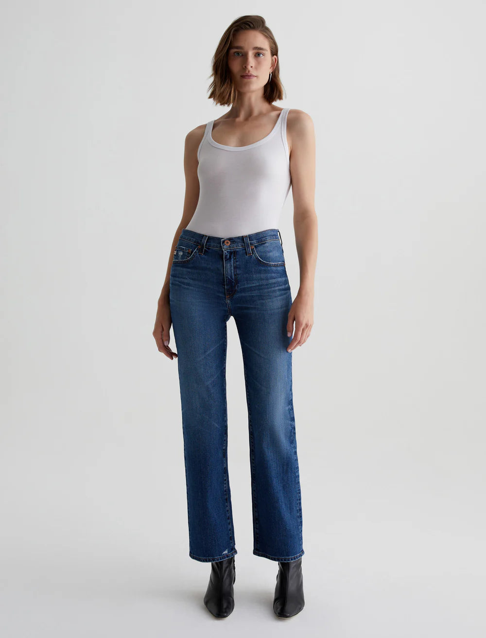 Brinley Mid-Rise Straight Denim - 15 Years Prague