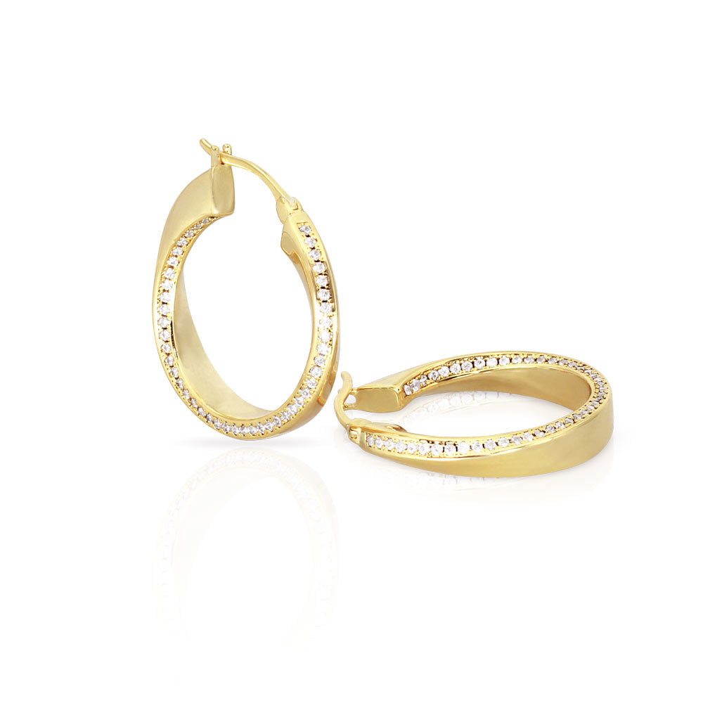 JACKIE MACK, Sunrise Small Hoops in Gold