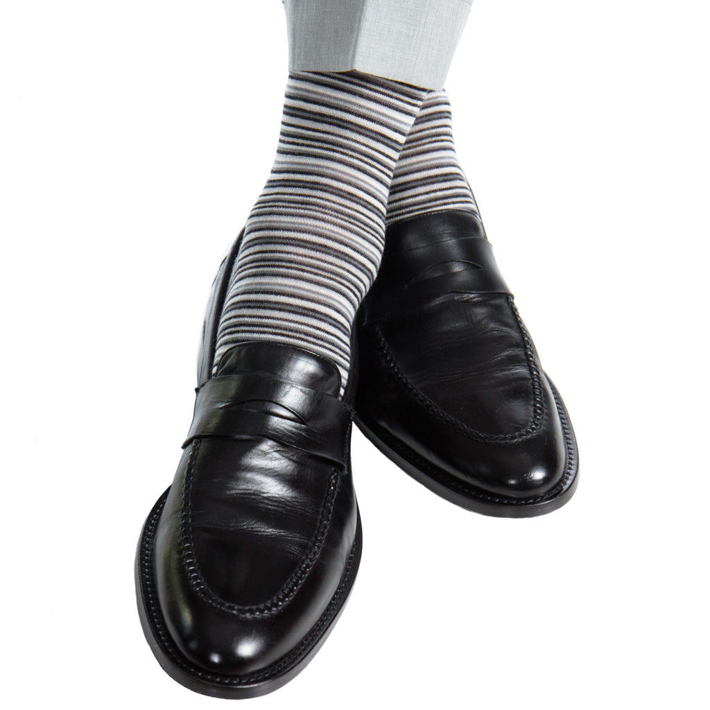 Black-Striped-Socks