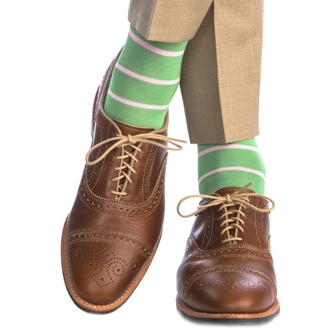 Over-the-Calf Striped Socks | Dapper Classics