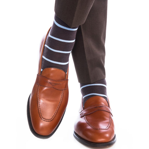 Over-the-Calf Striped Socks | Dapper Classics