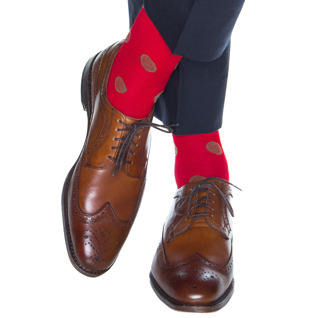 TOETOE® Socks - Men Business Toe Socks Black Red Unisize