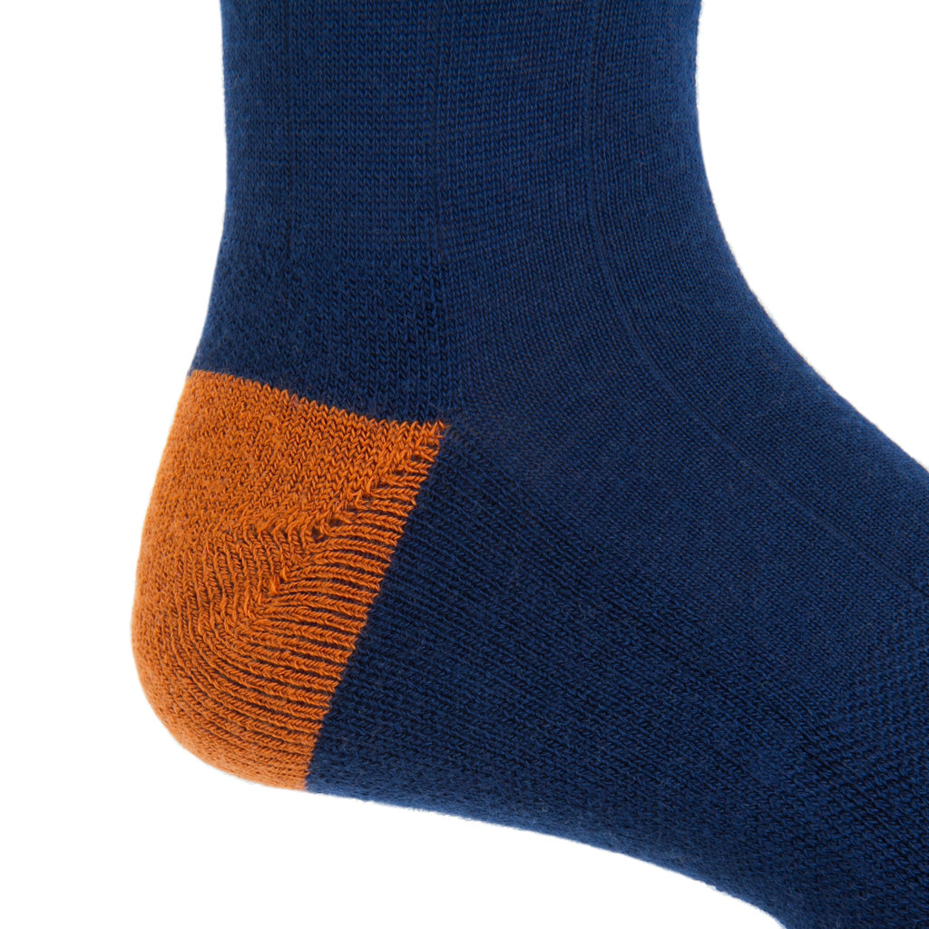 burnt orange dress socks