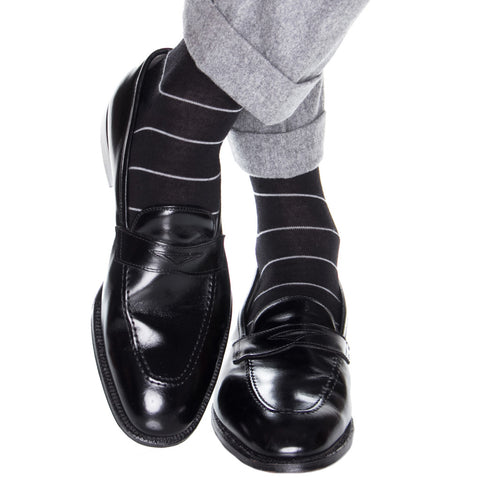 Over-the-Calf Striped Socks | Dapper Classics