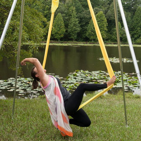 Aerial Yoga Swing Set Yoga Shaping Adjustable Handle Length