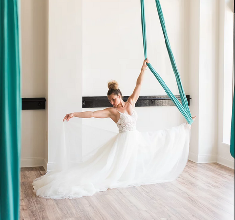 aerial fitness yoga bachelorette party