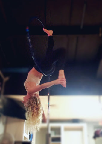 Inversion on Aerial Hoop