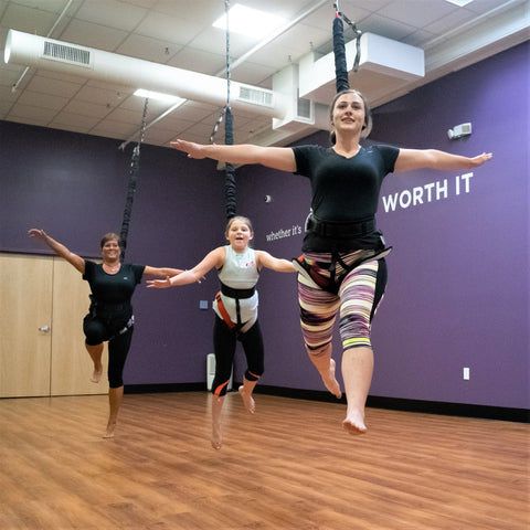 Ladies in Bungee Fitness 