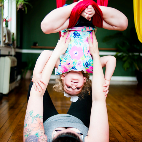 Mommy and Me Kids Aerial Yoga Studio 