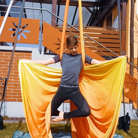 Sunset Ombre Aerial Silks 