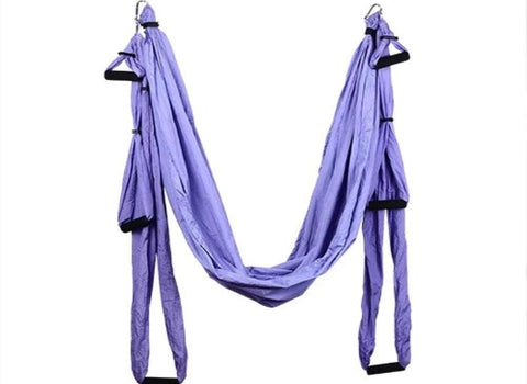 Purple Yoga Swing with Handles