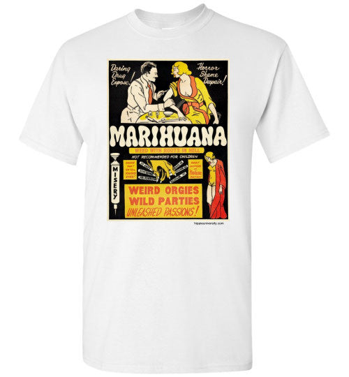 Marihuana Root All Evil Value T-Shirt | hippieuniversity.com