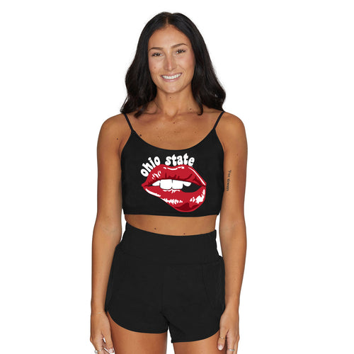 Ohio State Bandeau Top Large / Black | Hype and Vice