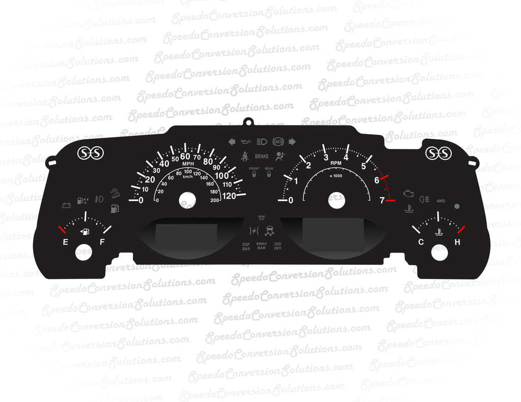 2007-2016 Jeep Wrangler 120 MPH O/D OFF ESP/BAS With HDC – Speedo  Conversion Solutions