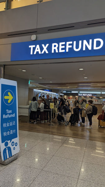 Tax refund at airports