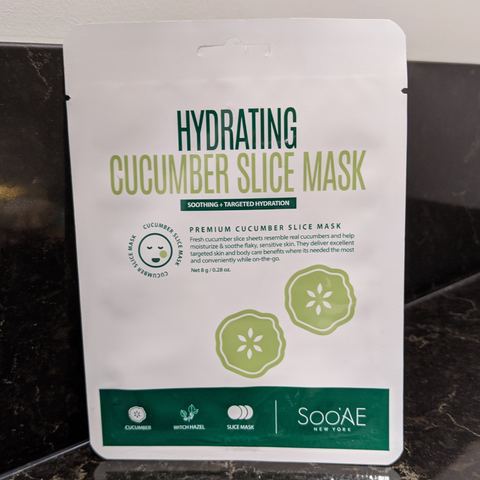 Soo'Ae New York - Hydrating Cucumber Slice Mask Front