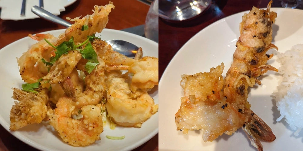 Garlic Crispy Prawns at Lotus of Siam, Las Vegas, NV