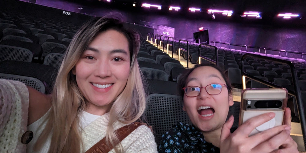 Our seats at the Sphere Las Vegas