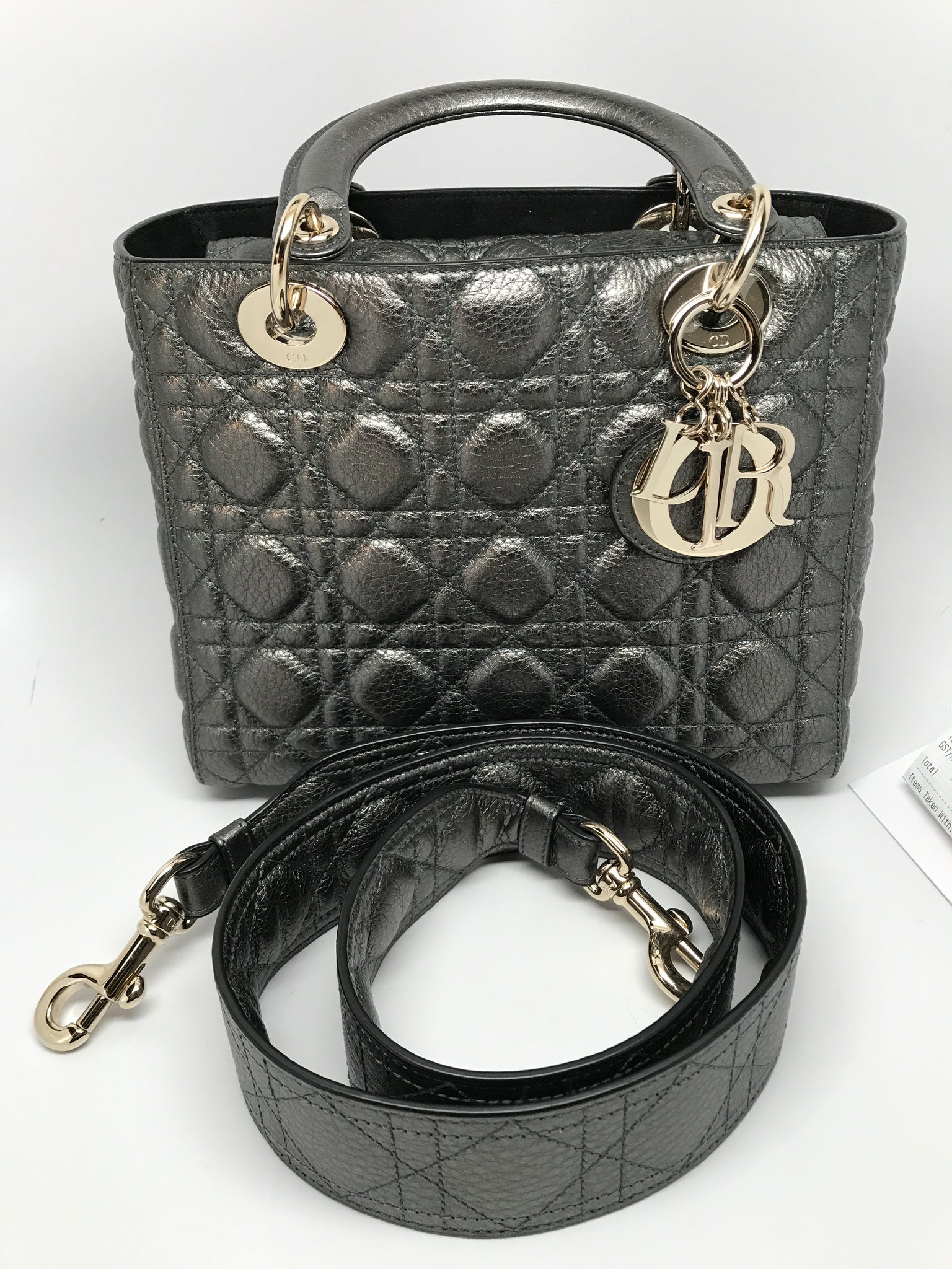 lady dior grained calfskin