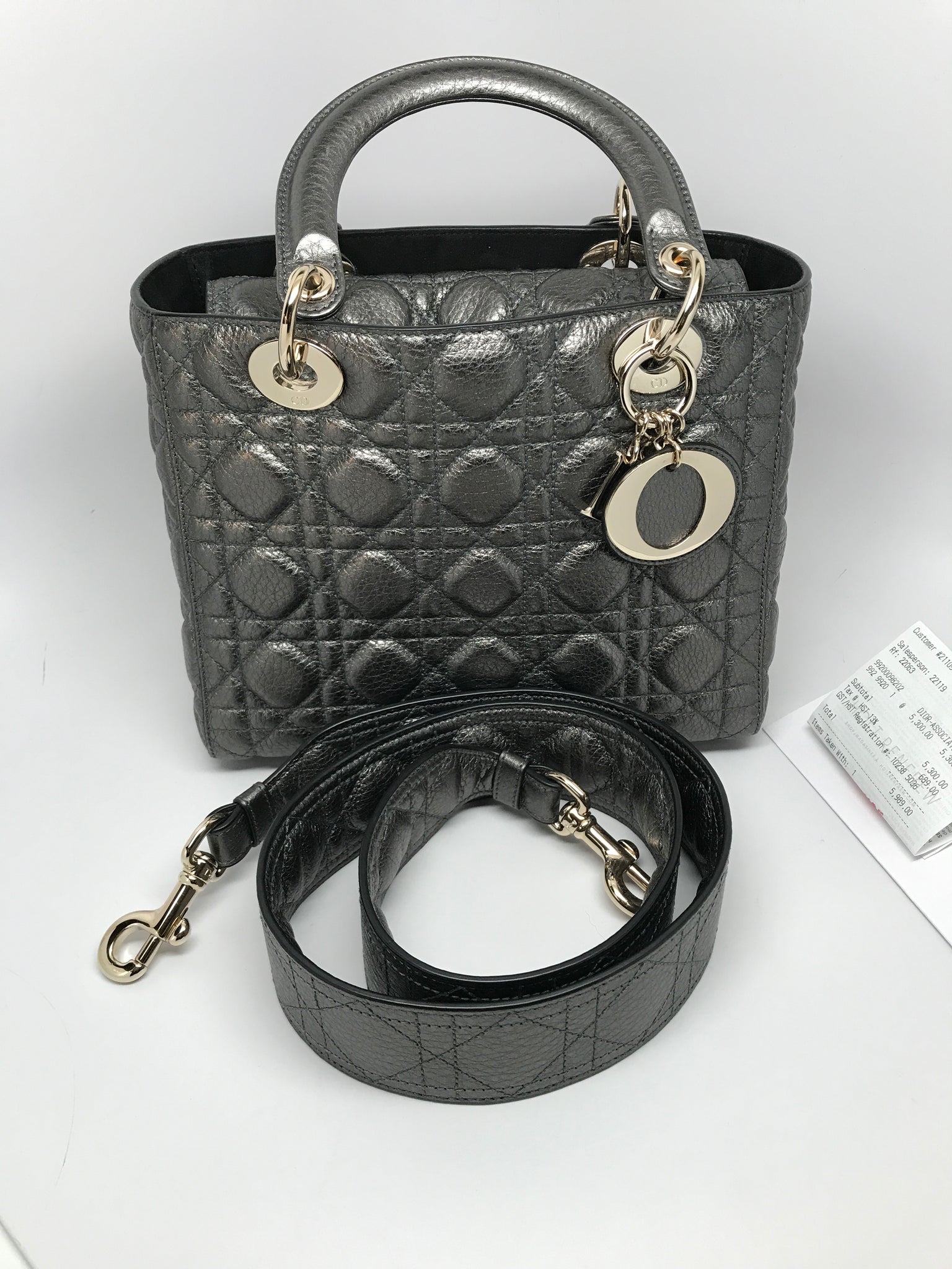 lady dior medium supple grained calfskin