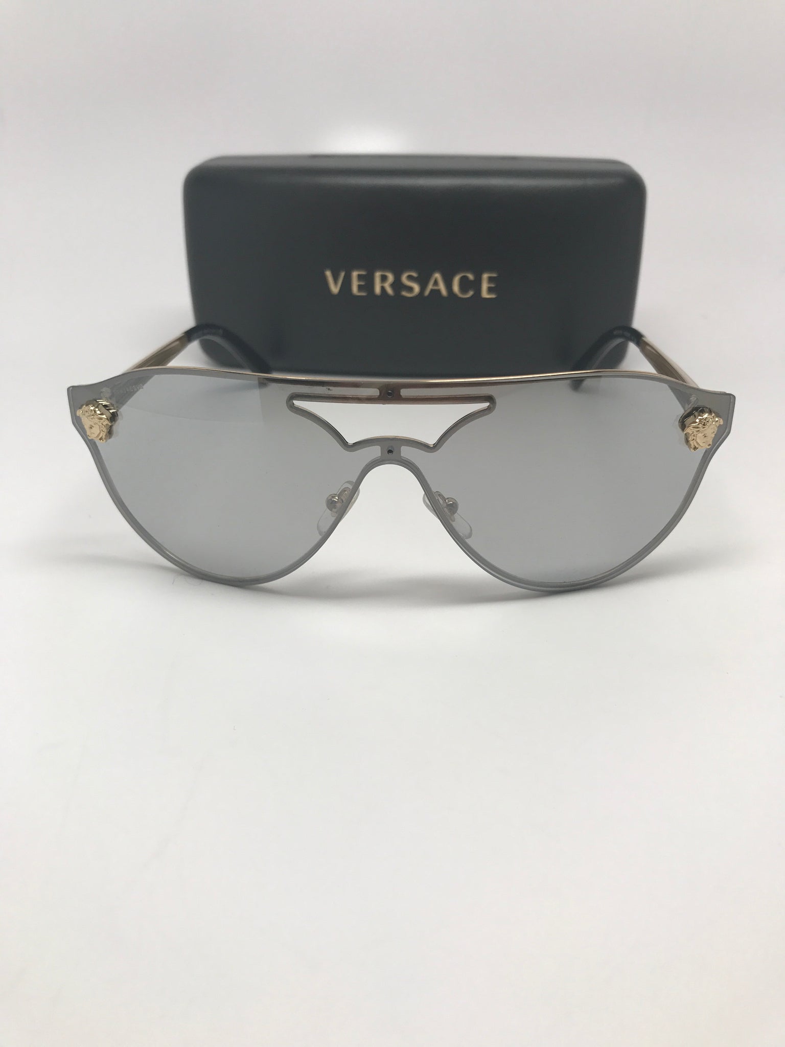 versace metal frame sunglasses