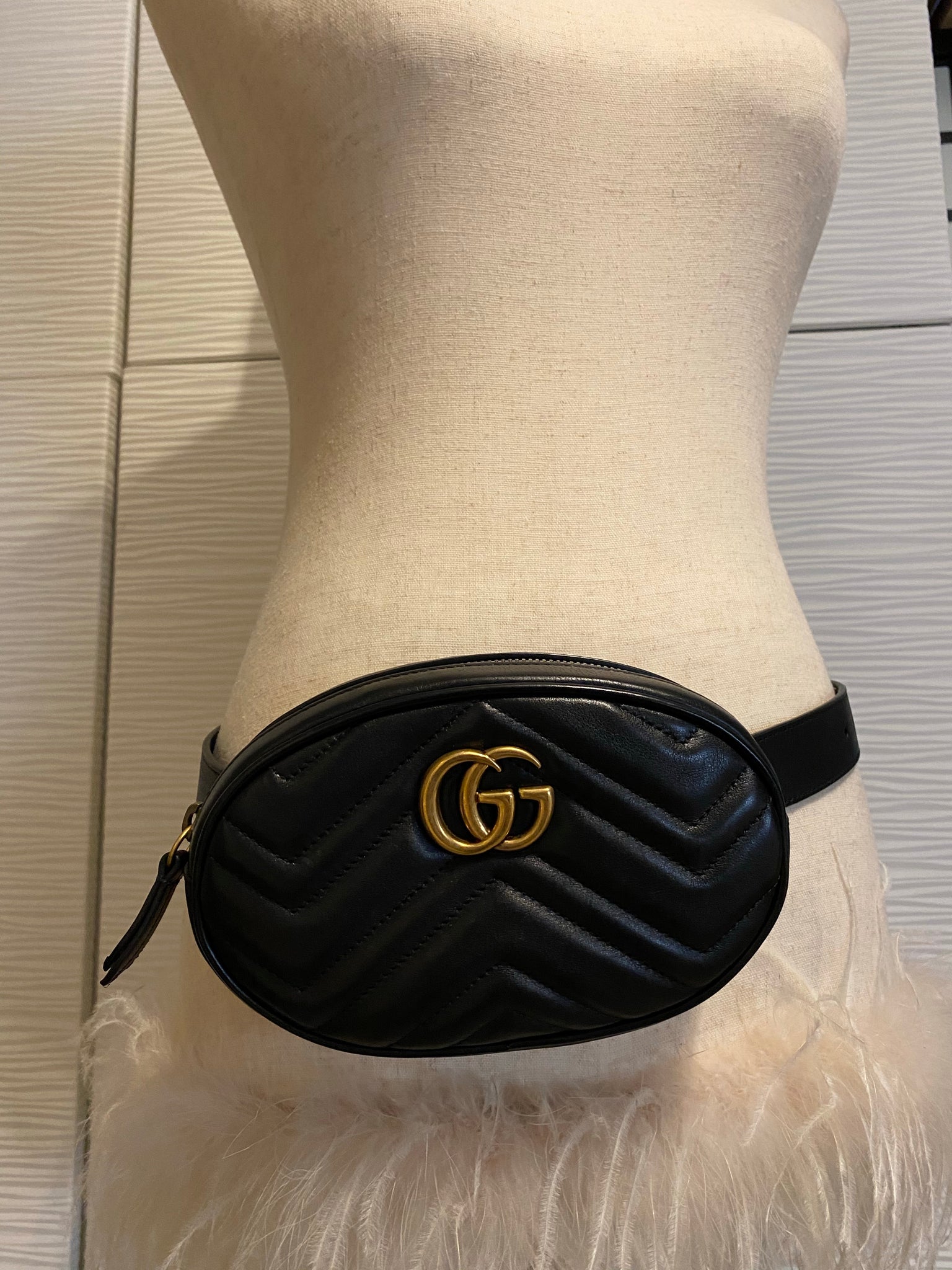 gucci belt bag size 85