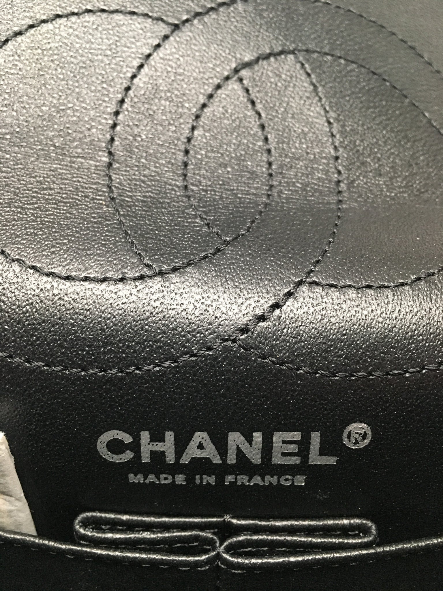 CHANEL VINTAGE LIMITED EDITION BLACK QUILTED LUCKY CHARM 2.55 FLAP BAG ...
