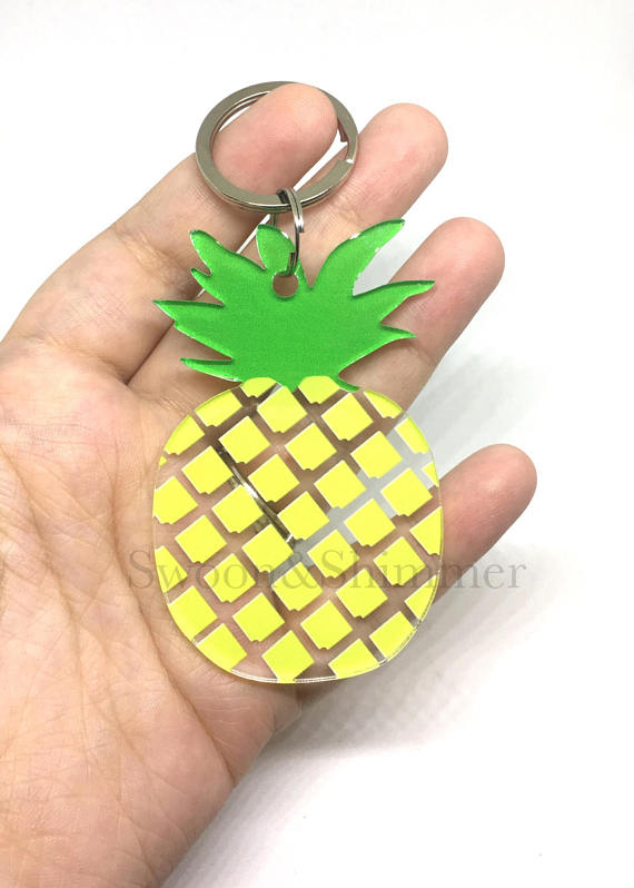 Download Pineapple Acrylic Blanks 3 Inch Keychain Blanks Blank Acrylics Pine Swoon Shimmer