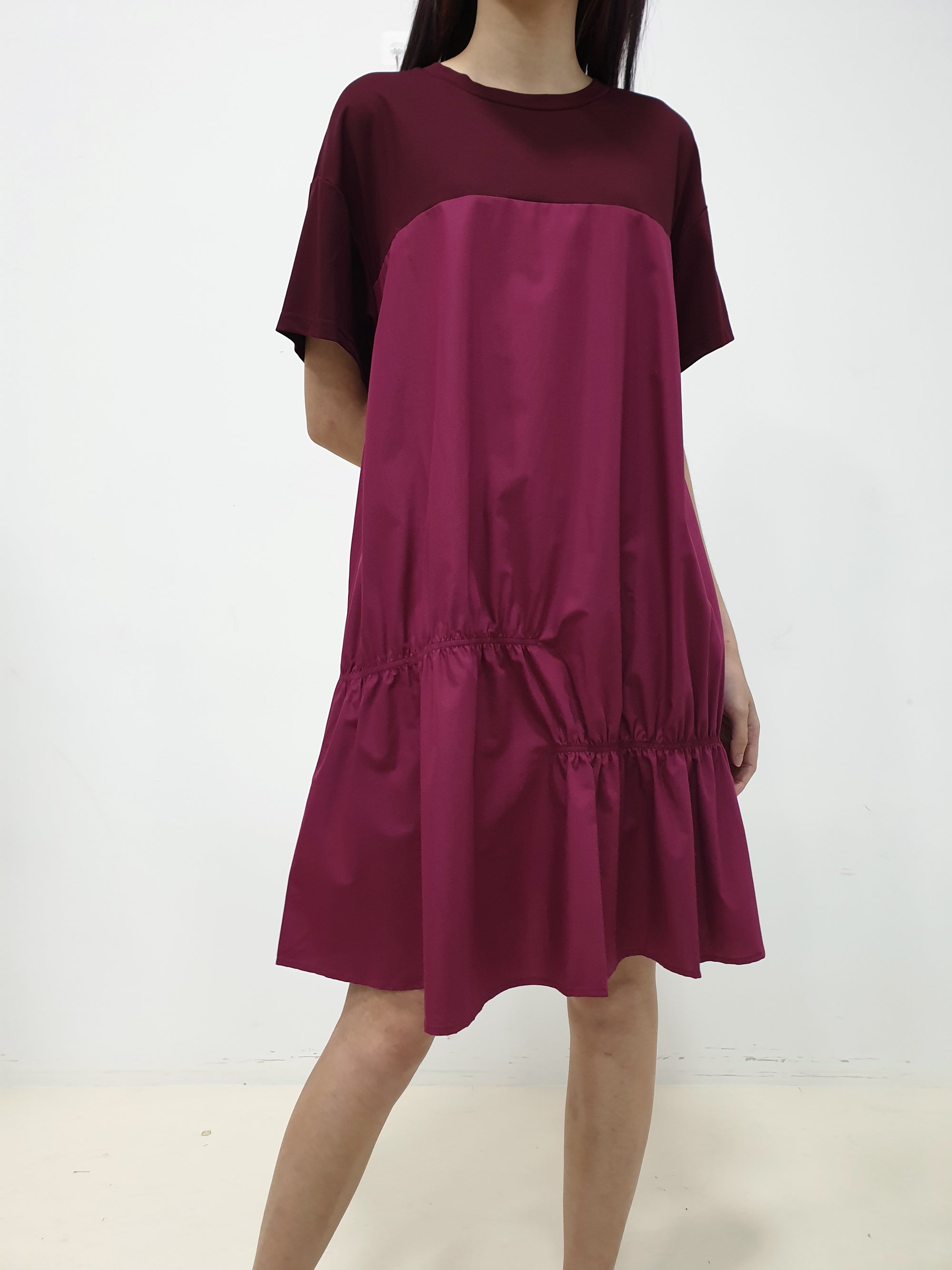 plum dress casual