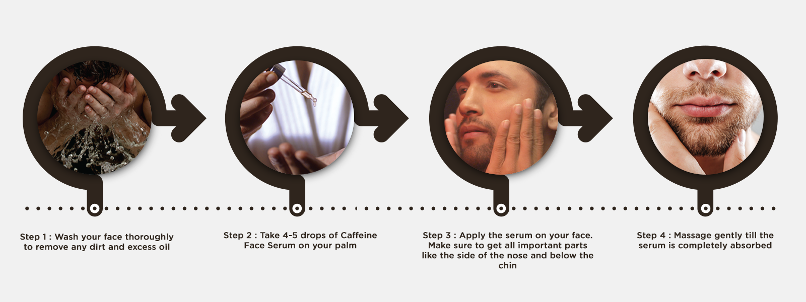 How to use coffee face serum