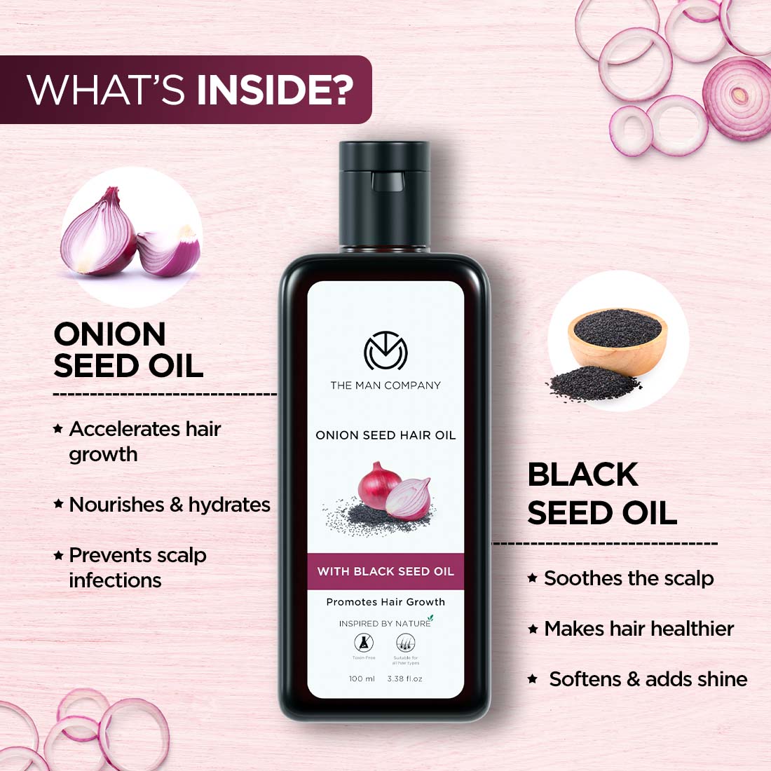 Red Onion Oil  Aloe Vera Gel Skin  Hair Combo  LA Organo