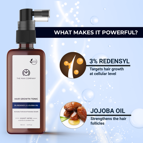 Hair Growth Tonic | 3% Redensyl & Jojoba Oil