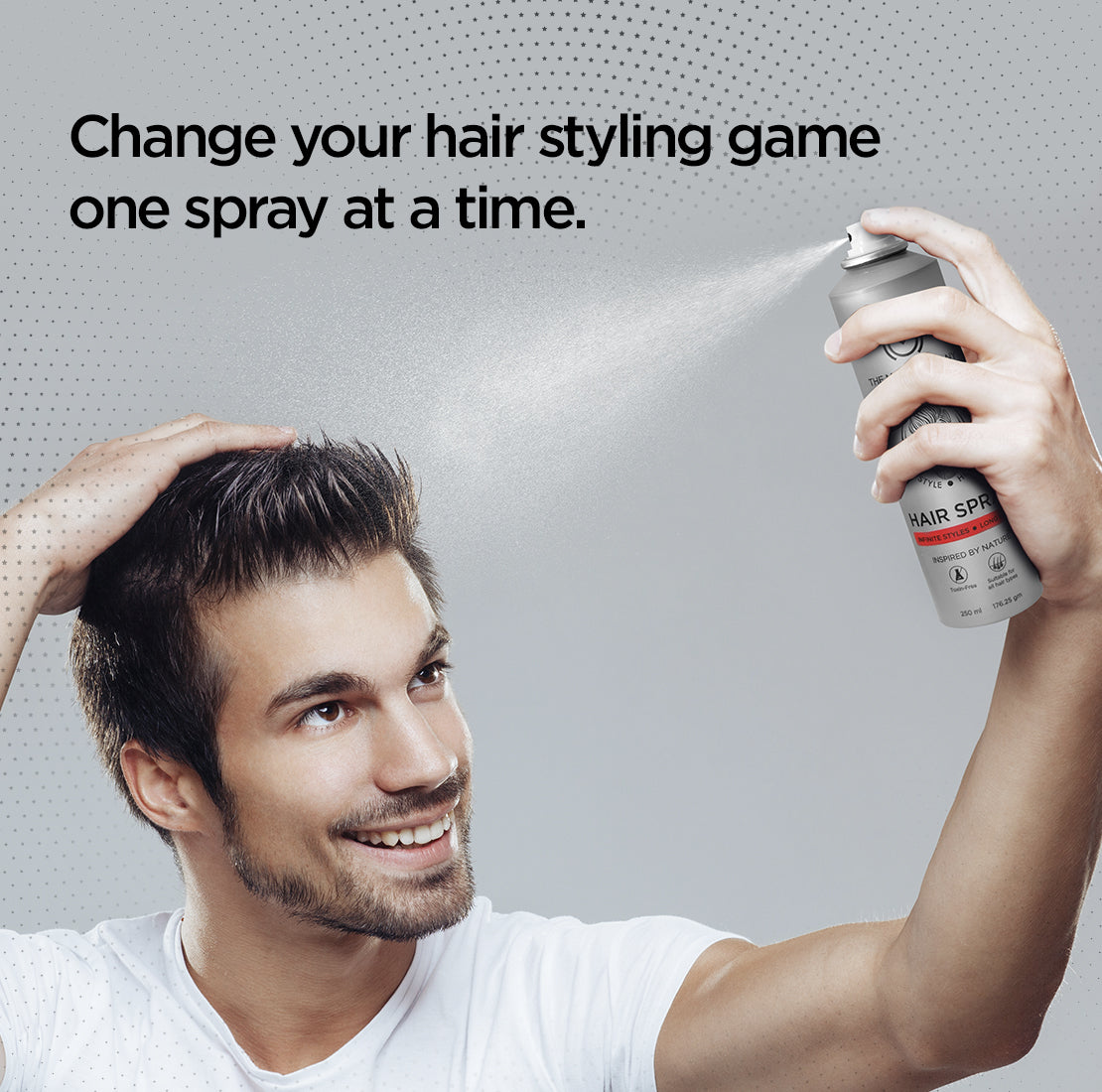 Hair Spray | Matte Salon Style Look | The Man Company