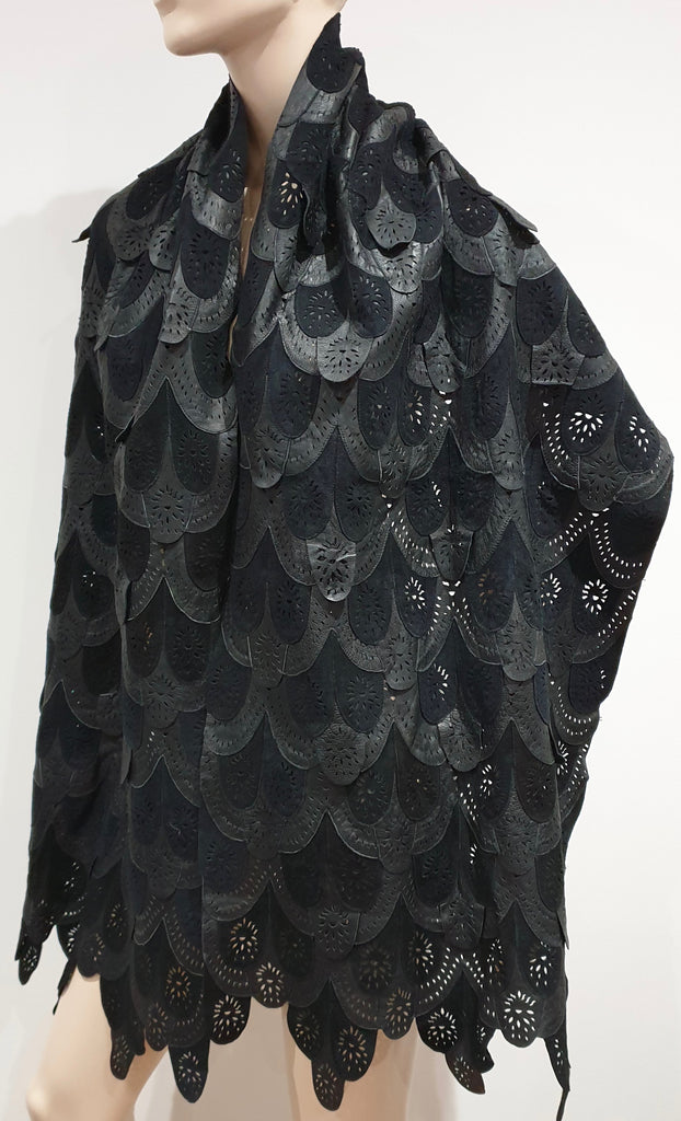 womens black shawl