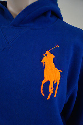 blue and orange ralph lauren hoodie